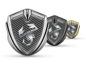 Fiat Abarth Metall Emblem Abzeichen Tuning Stil Glänzend